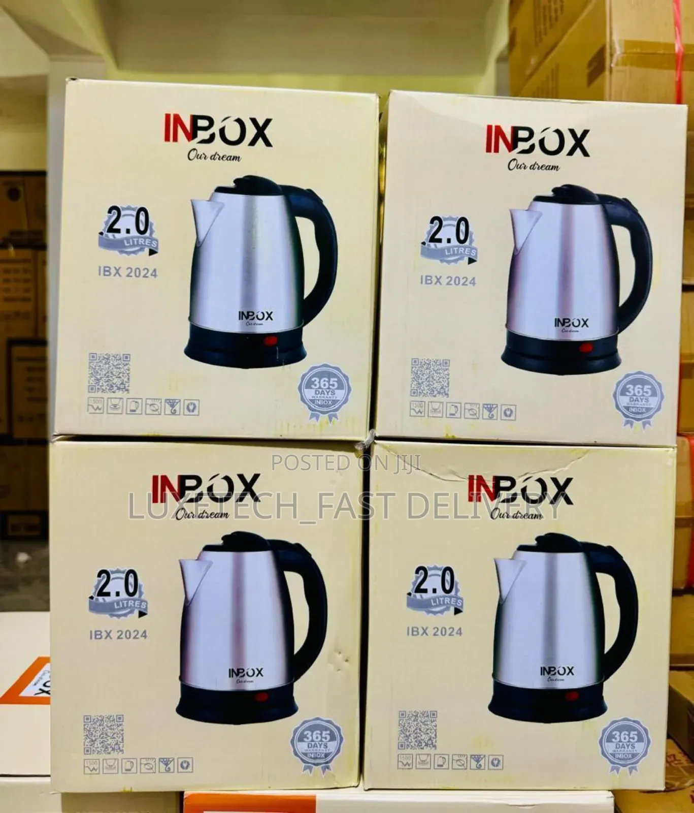 Inbox Electric Kettle 2l for Hot Water