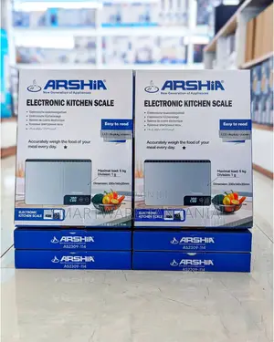Arshia As2309-114 Electronic Kitchen Scale - 5kg/1g, LCD Display