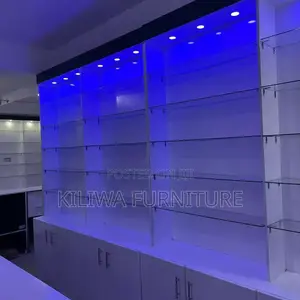 Pharmacy and Cosmetics Design Shelves