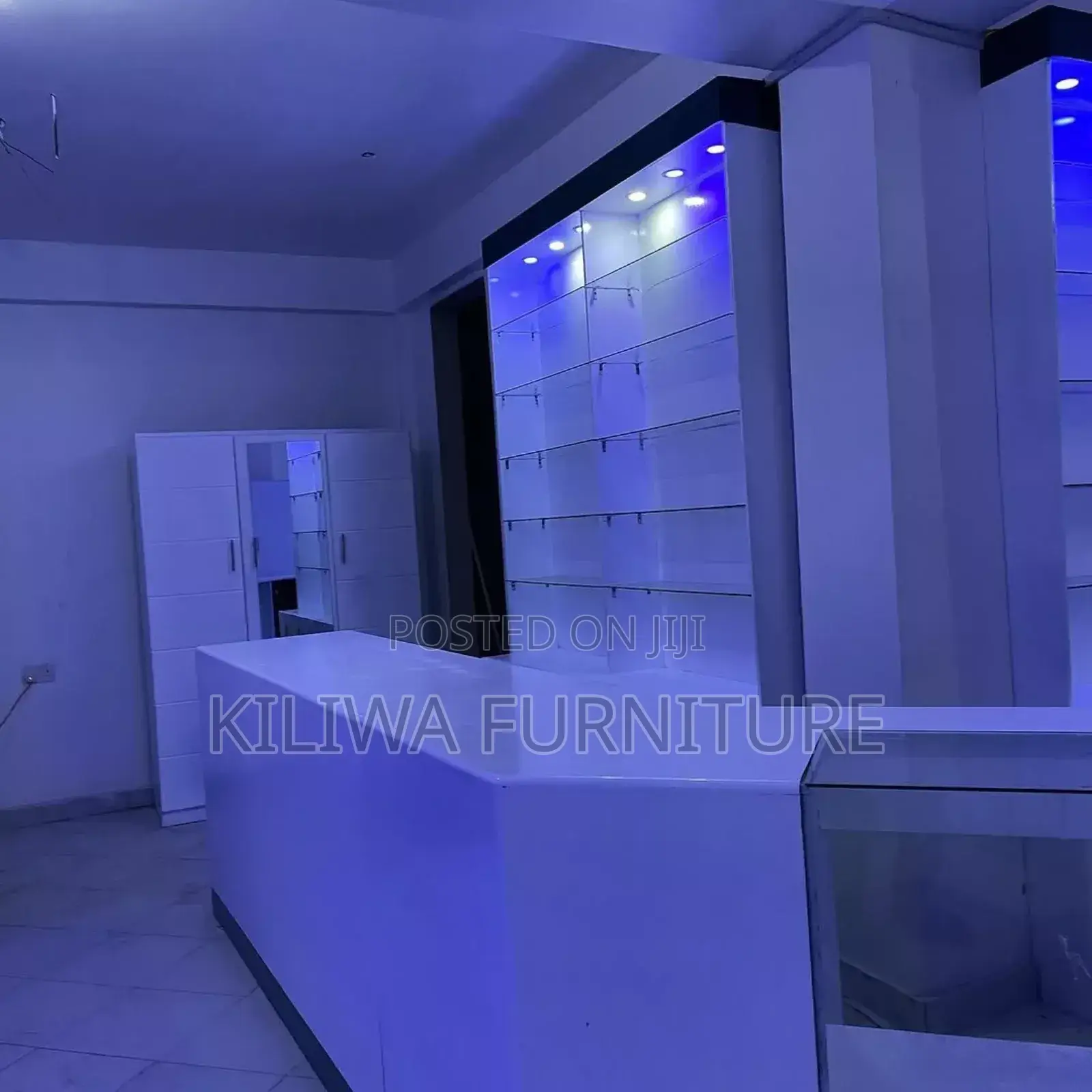 Pharmacy and Cosmetics Design Shelves