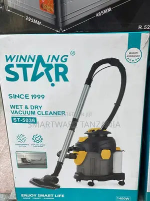 Wet and Dry Vacuum Cleaner 1400w 15l Capacity 17kpa High Suction Power