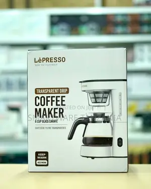 Lepresso Drip Coffee Machine Bs Plug 0.75l - White