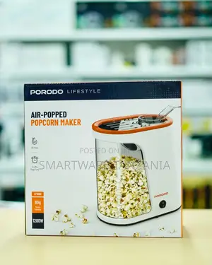Porodo Lifestyle Popcorn Maker With Detachable Tank, 1200w Power