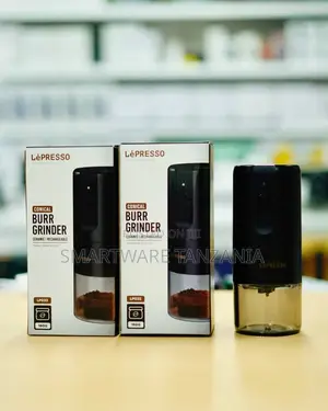 Lepresso - Portable Coffee Conical Grinder Espresso Machine | Black