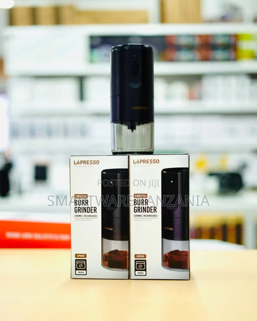 Lépresso Lp032 Portable Burr Grinder - Ceramic, Rechargeable