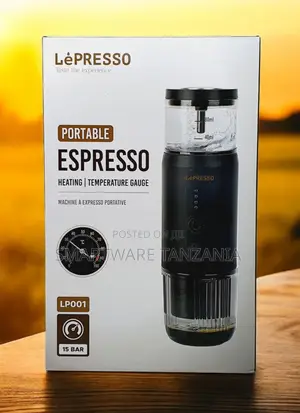 Lépresso Conical Burr Grinder, Rechargeable Adjustable