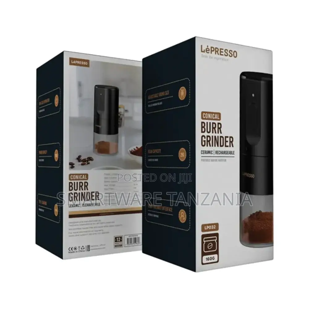 Portable Coffee Grinder Lp032 - Usb-C, Ceramic Burr, Travel