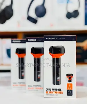Porodo Bi-Directional Shaver and Trimmer, 100 Minutes Working Time