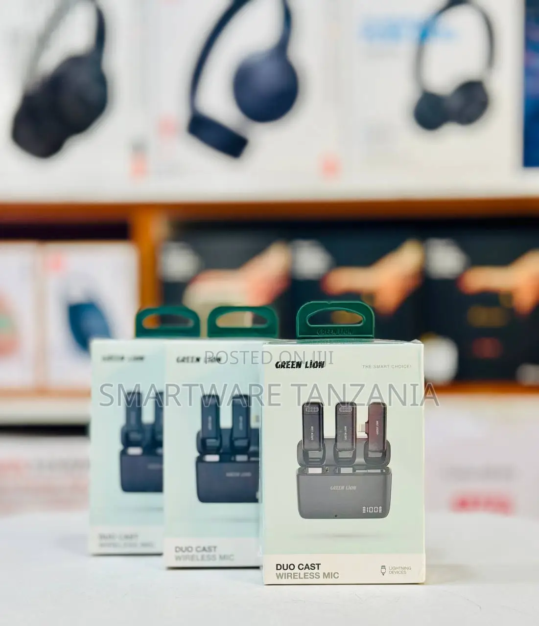 Green Lion Duo Cast Wireless Mic Lightning, 80mah Microphone Battery