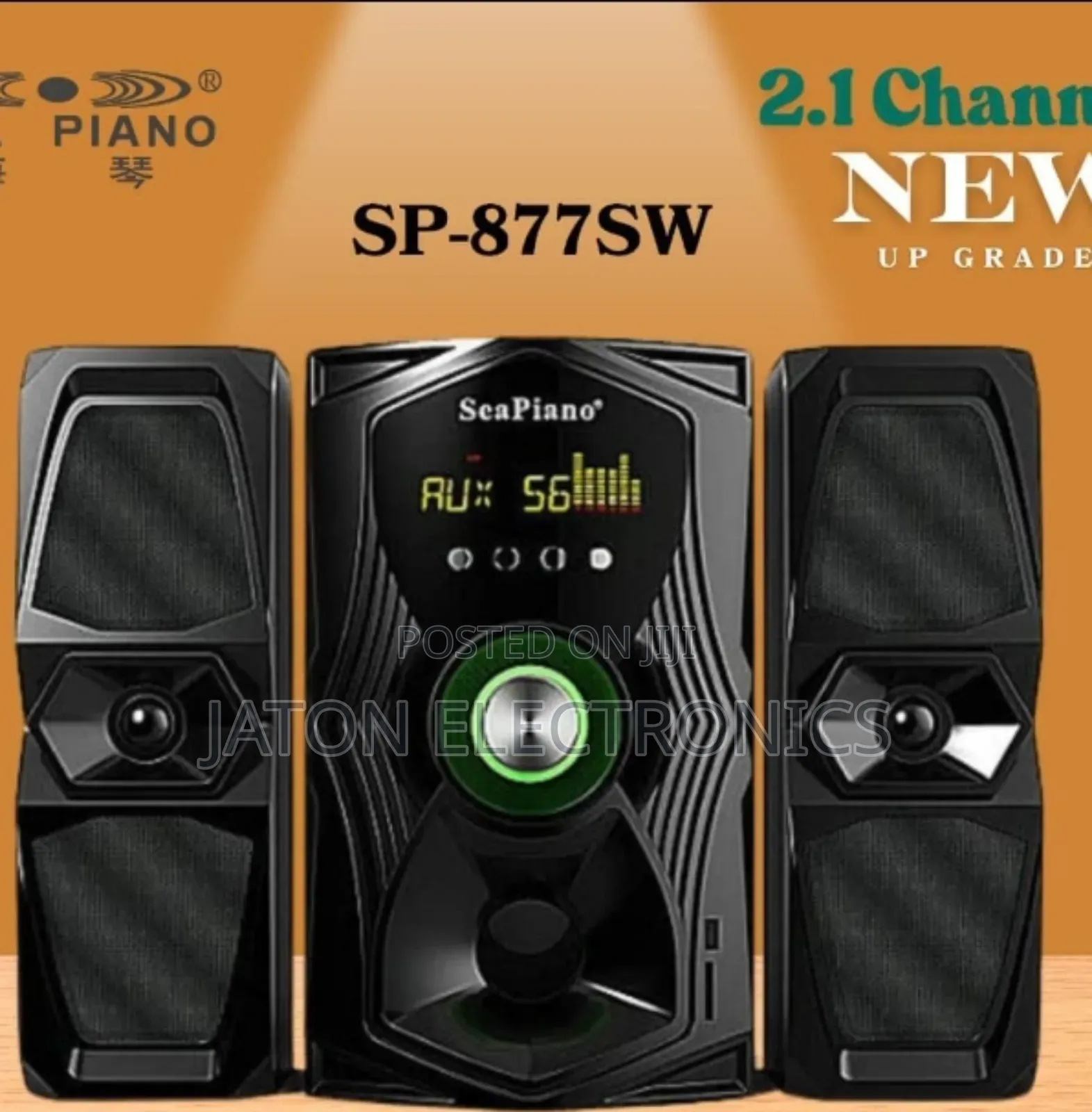 Sea Piano Subwoofer Sp 877sw 2.1 Chanel