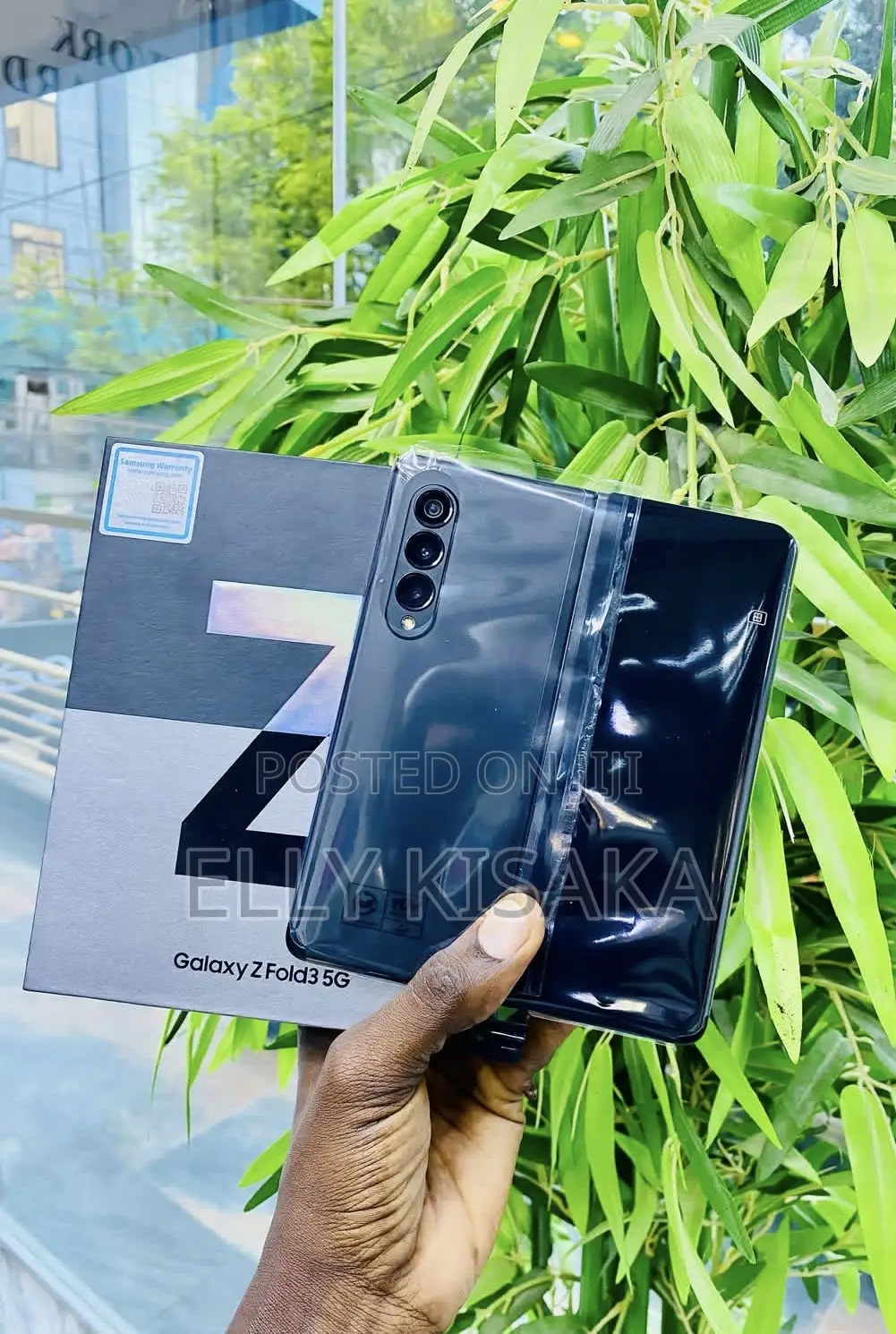 New Samsung Galaxy Z Fold 3 256 GB Black
