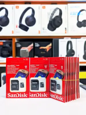 Sandisk 64gb Memory Card With Sd Adapter, High Speed Tf Card 64gb