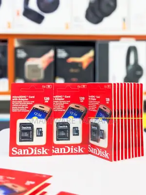 Sandisk 128gb Memory Card Class 10 Flash Card Fast Speed With Adapter