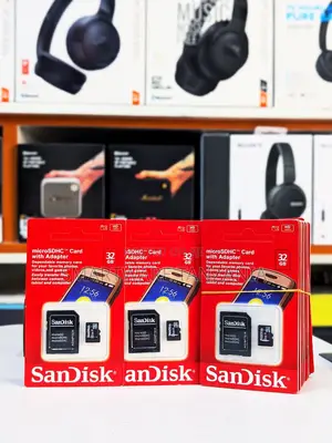 Sandisk Tf Card 32gb With Adapter, High Speed Memory Card, Memory Tf