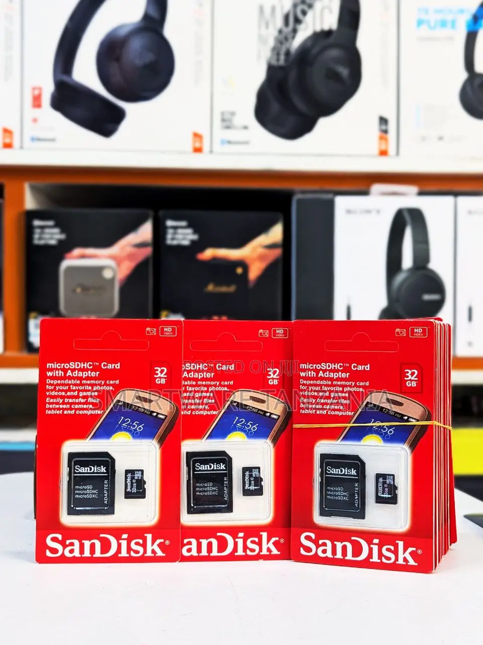 Sandisk Tf Card 32gb With Adapter, High Speed Memory Card, Memory Tf