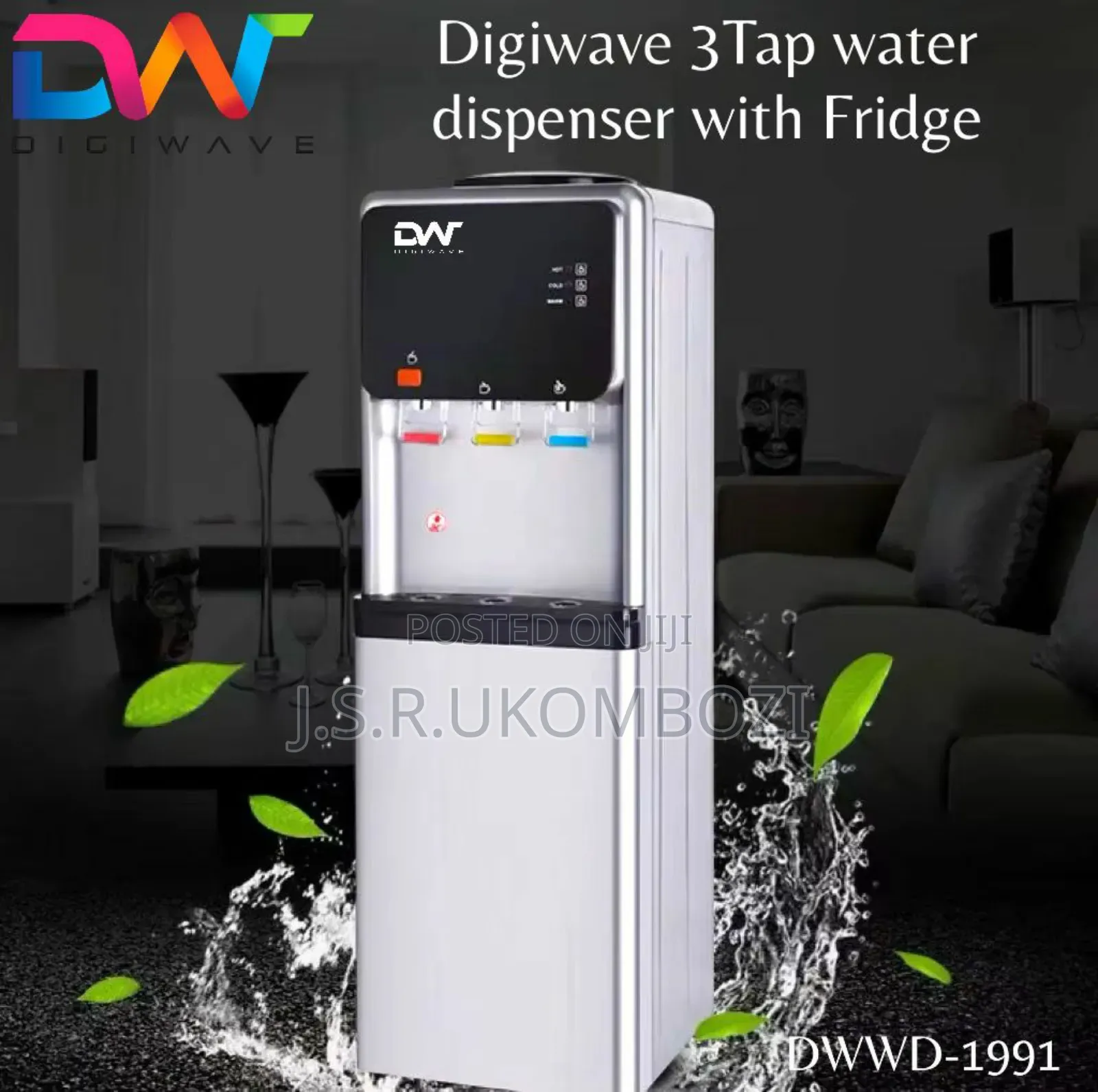 Water Dispenser With Fridge