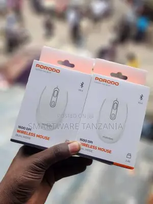 Porodo Rechargeable Bluetooth 2.4g Wireless Mouse