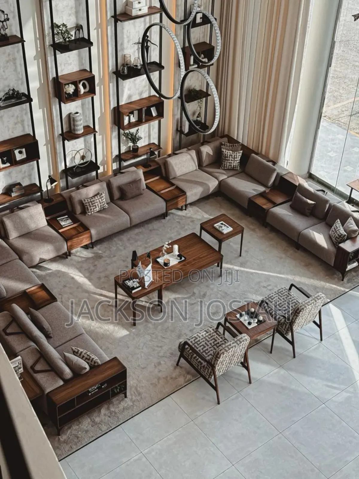 L Shape Sofa and Arm Chair