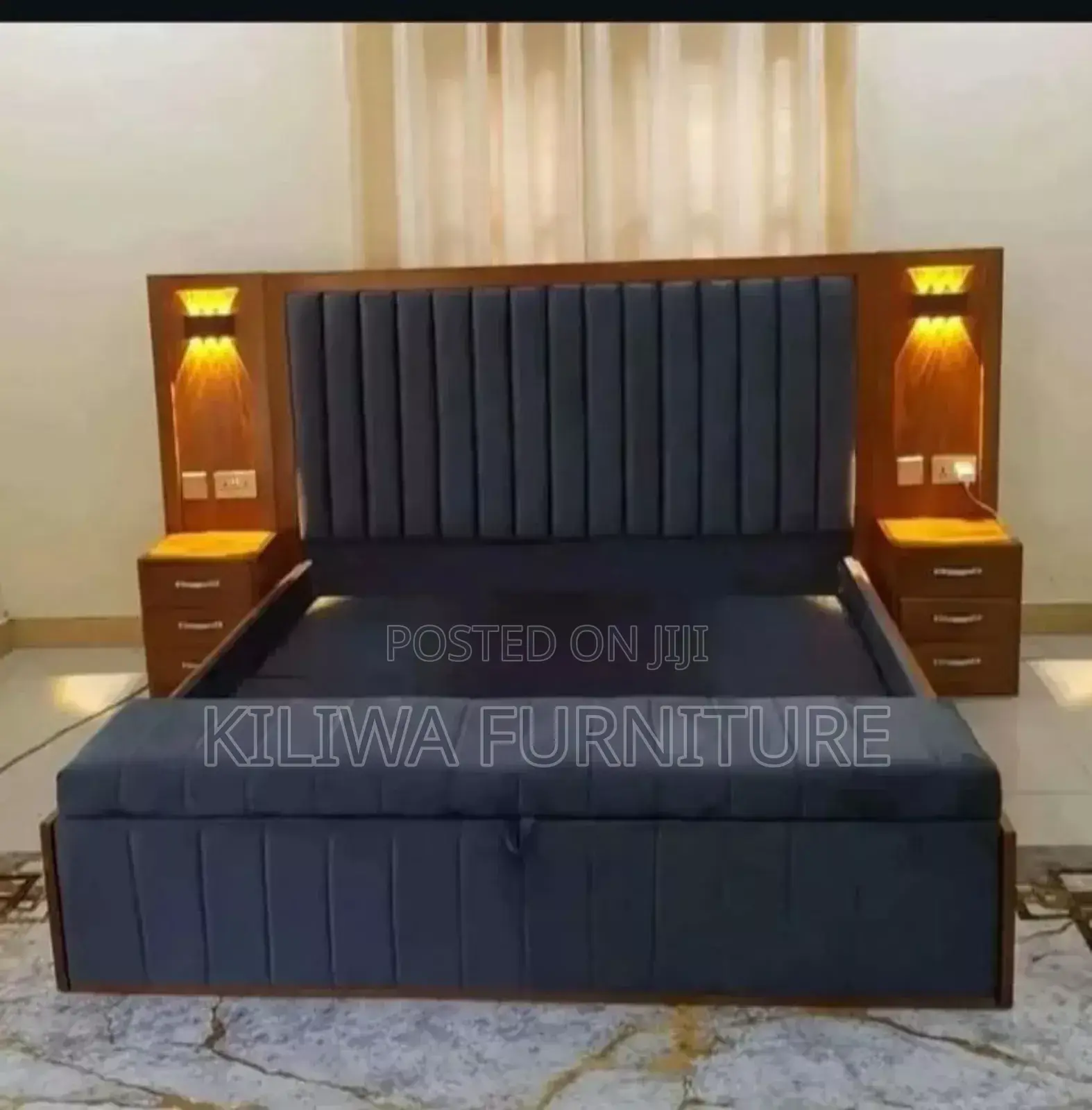 Kitanda 5 6 Na Bedside Zake
