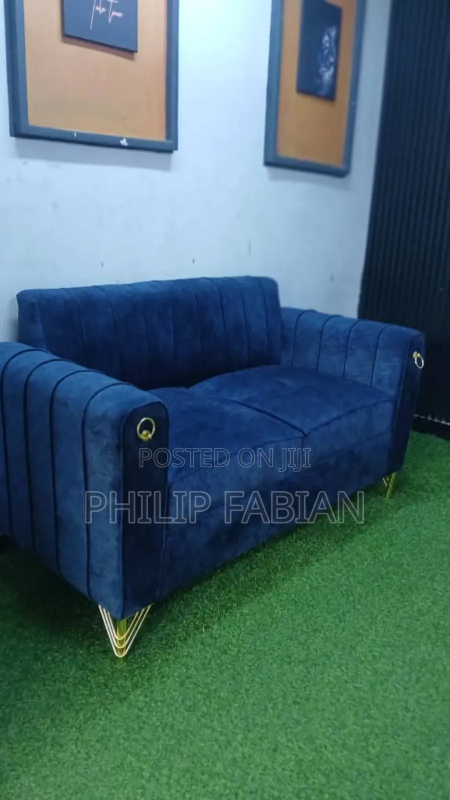 Dark Blue Sofa