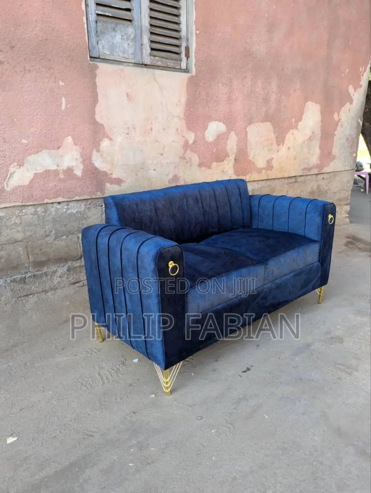 Dark Blue Sofa