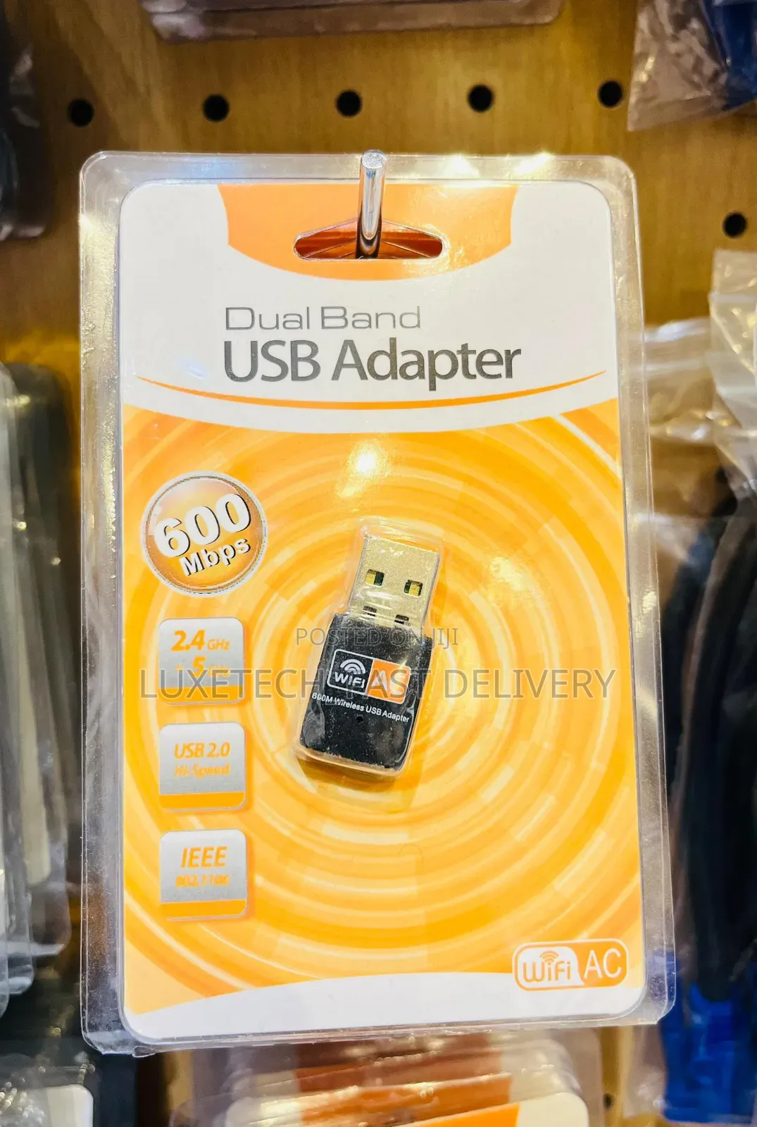Dual Band Usb Wi-Fi Adapter/Dongle 600 MBPS
