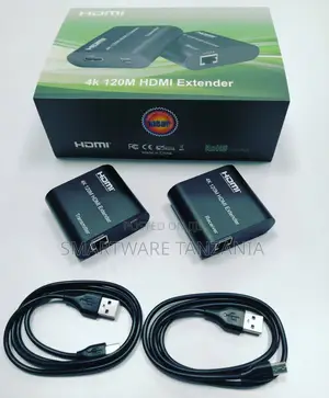 Hdmi Usb Extender Over Cat5a/6/7 Ethernet Up to 120m, Plug and Play