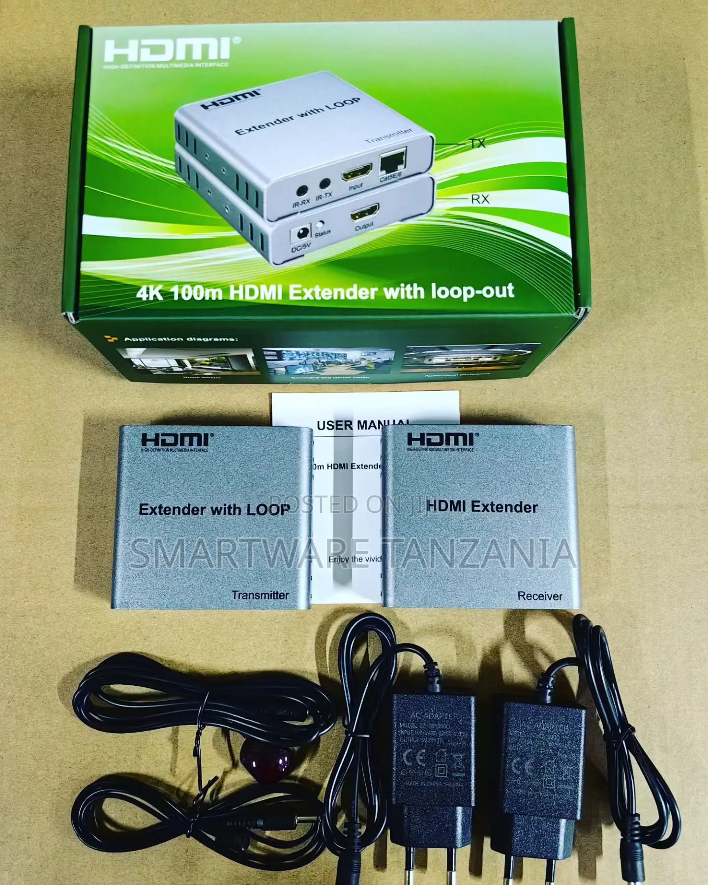  100m Hdmi Extender With Local Loop Out and Audio Output