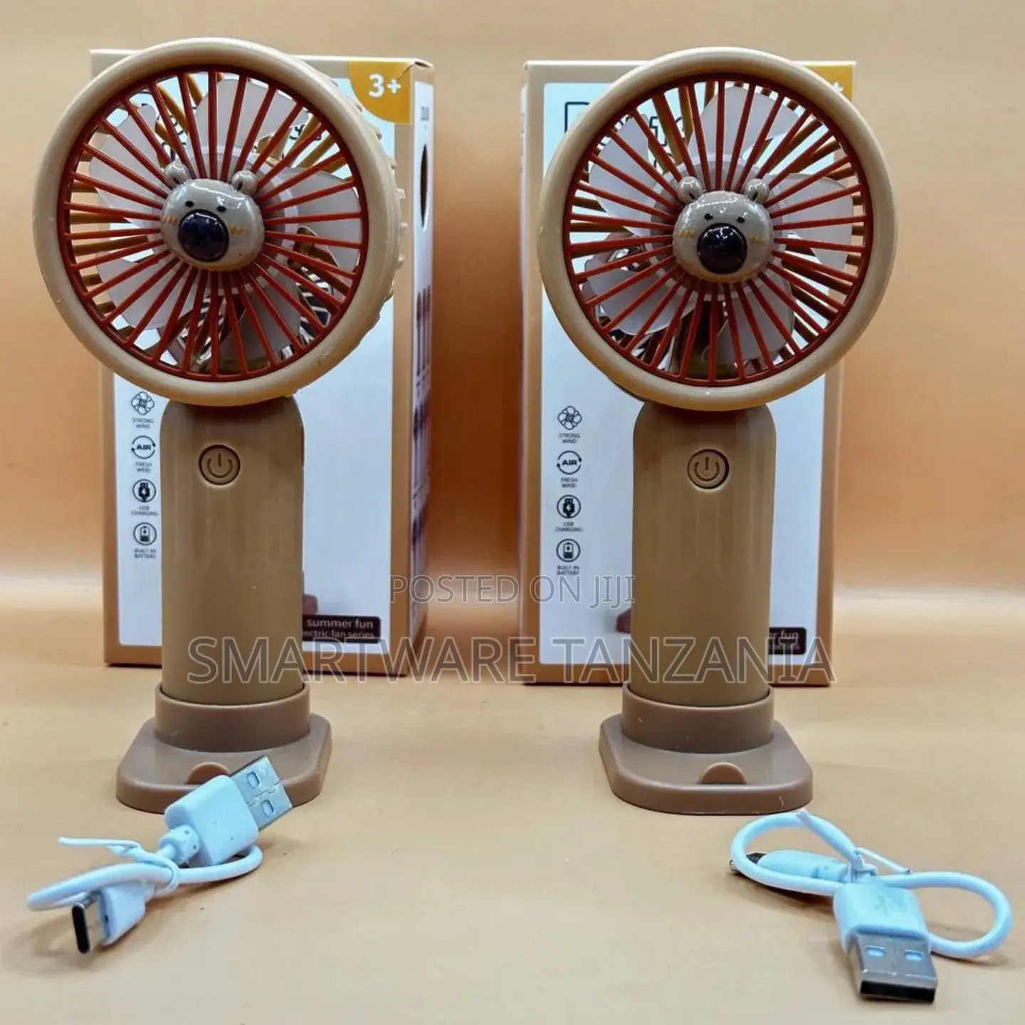 Handheld Personal Fan for Travel Outdoor Camping Beach Makeup