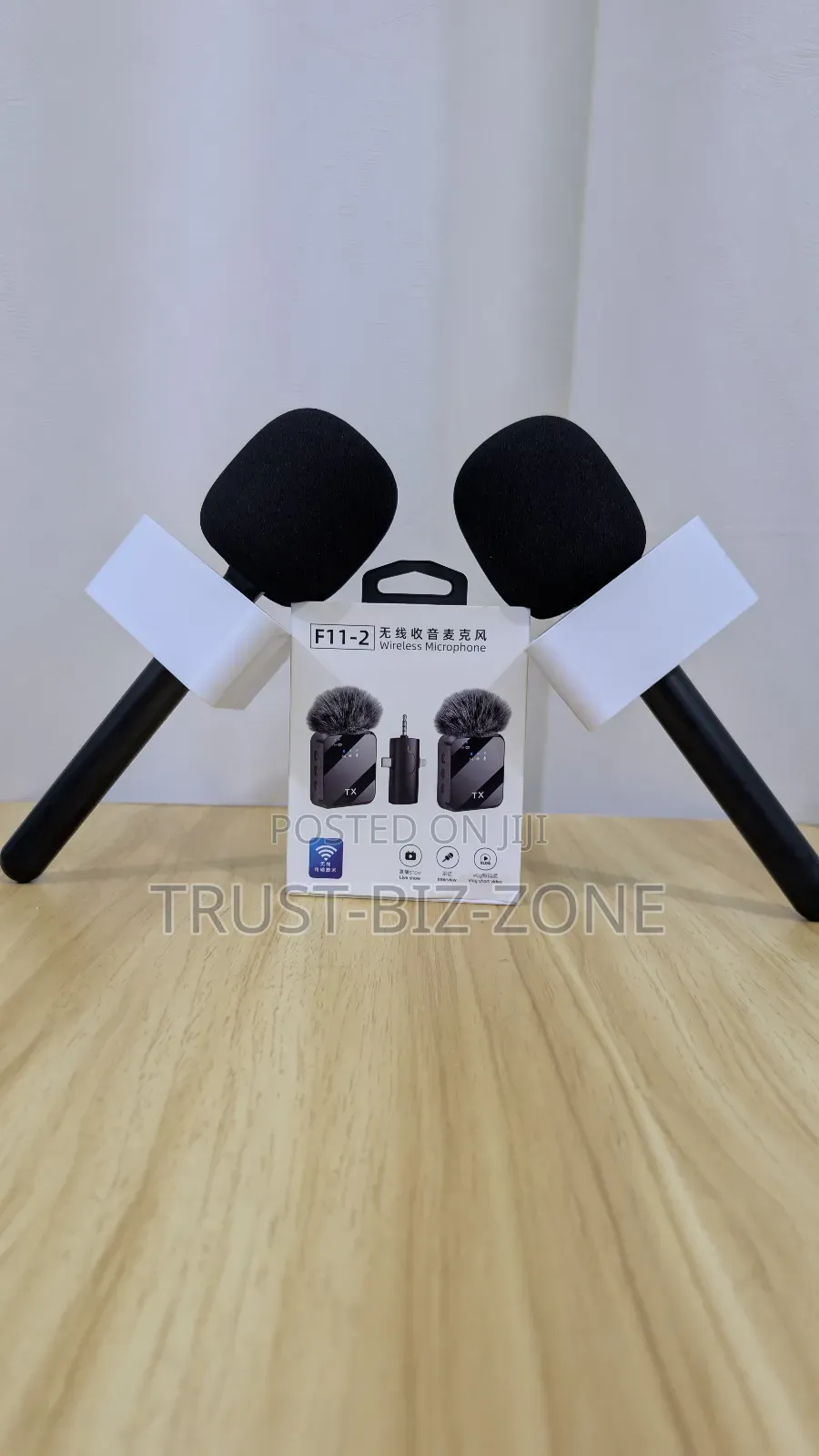 Wiress Mic Double+ 2logobox + 2mic Handle Stick