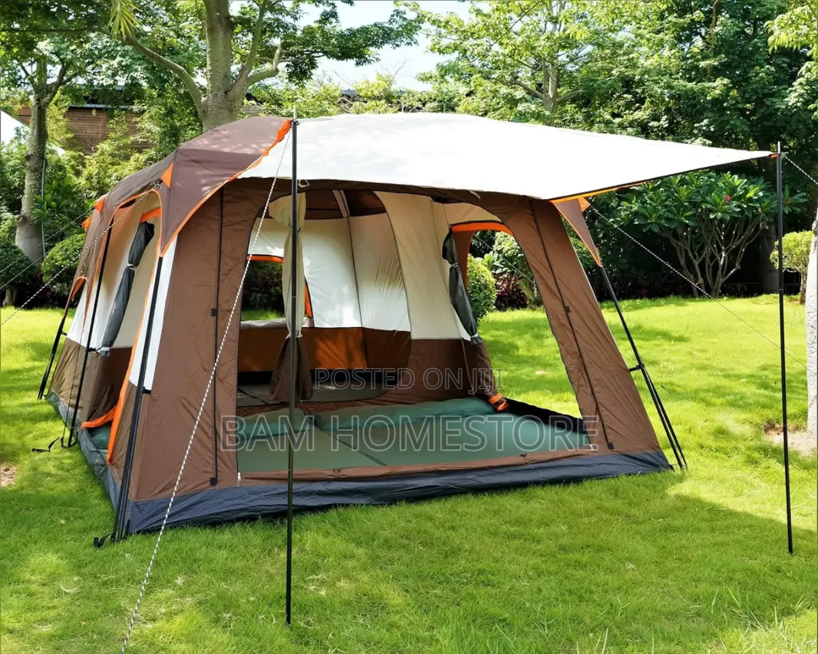 Spacious Family Cabin Camping Tent (8-12 People)