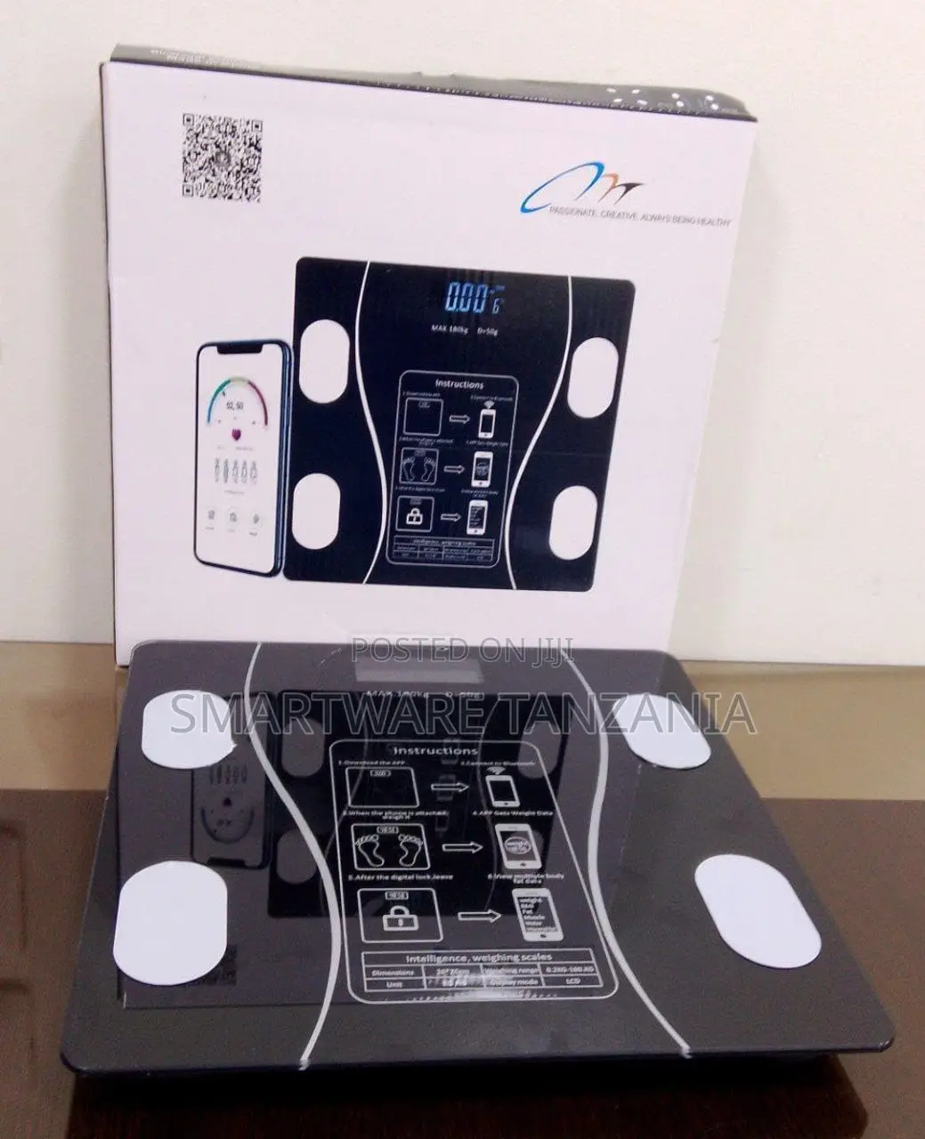 Electronic Intelligent Weight Loss Body Fat Scale Balances Analyzer