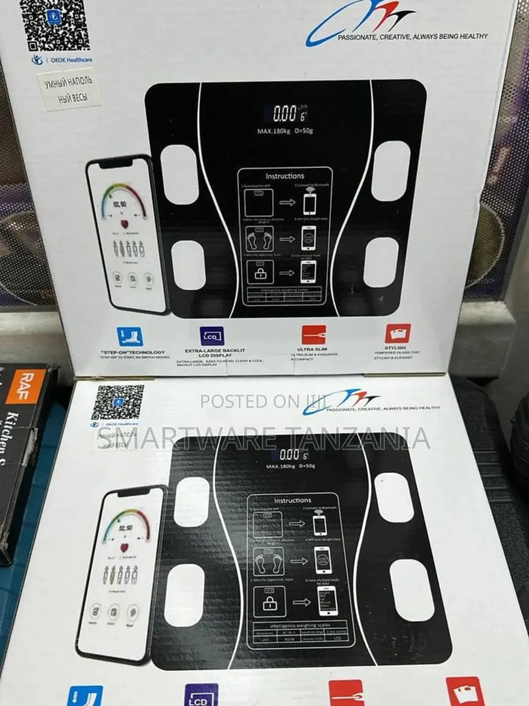 Wireless Smart Digital Body Fat Scale, Compatible With Android