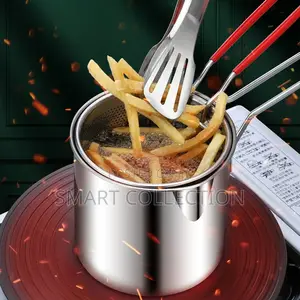 Mini Deep Fryer Pot Stainless Steel