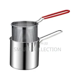 Mini Deep Fryer Pot Stainless Steel