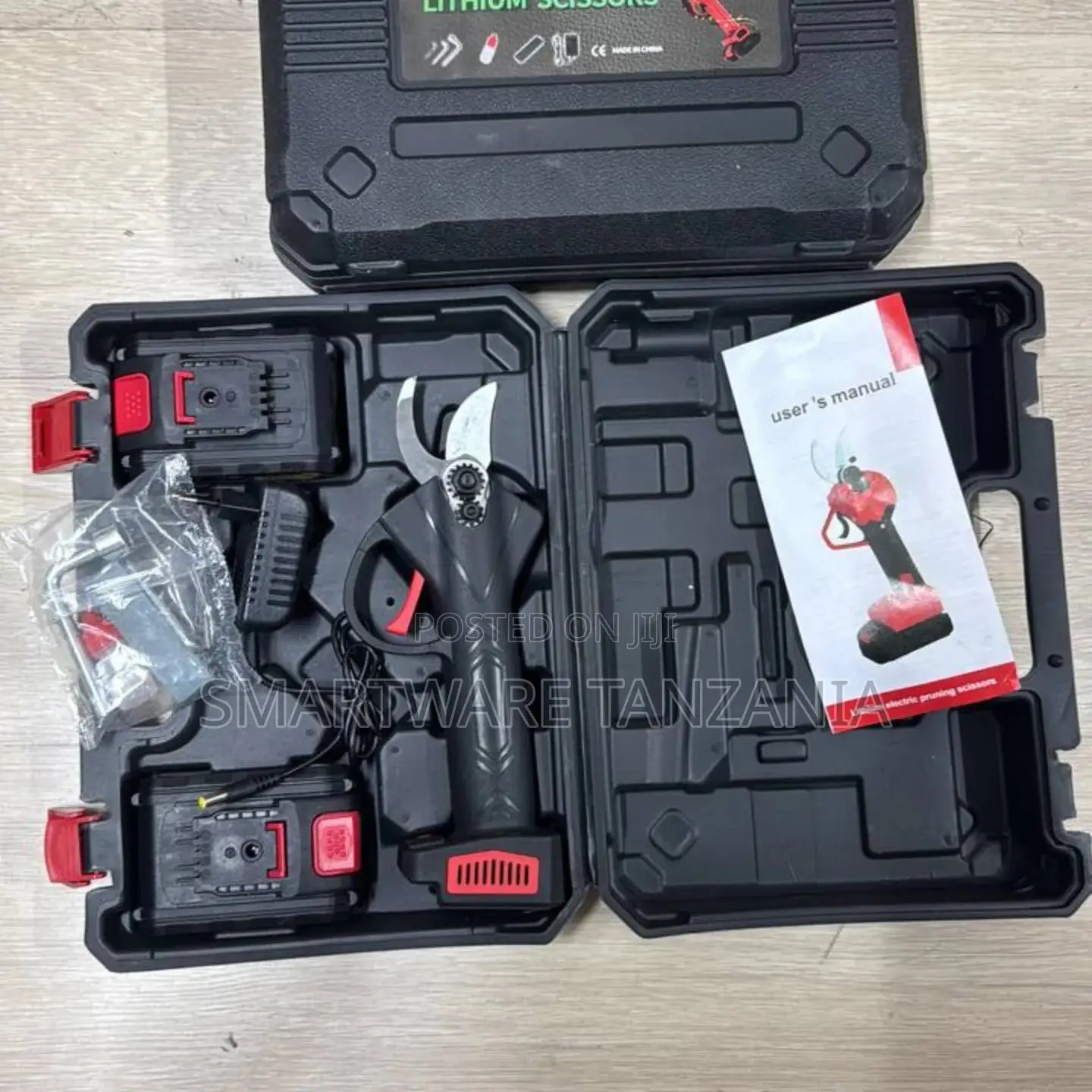 Electric Pruning Shears Portable Tree Trimmer, Replaceable Blades