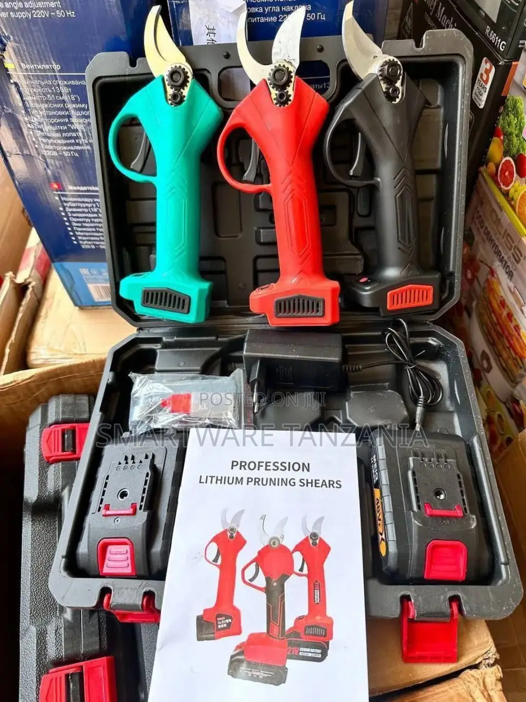 Electric Pruning Shears, 1.4" Cutting Diameter Cordless Power Pruner