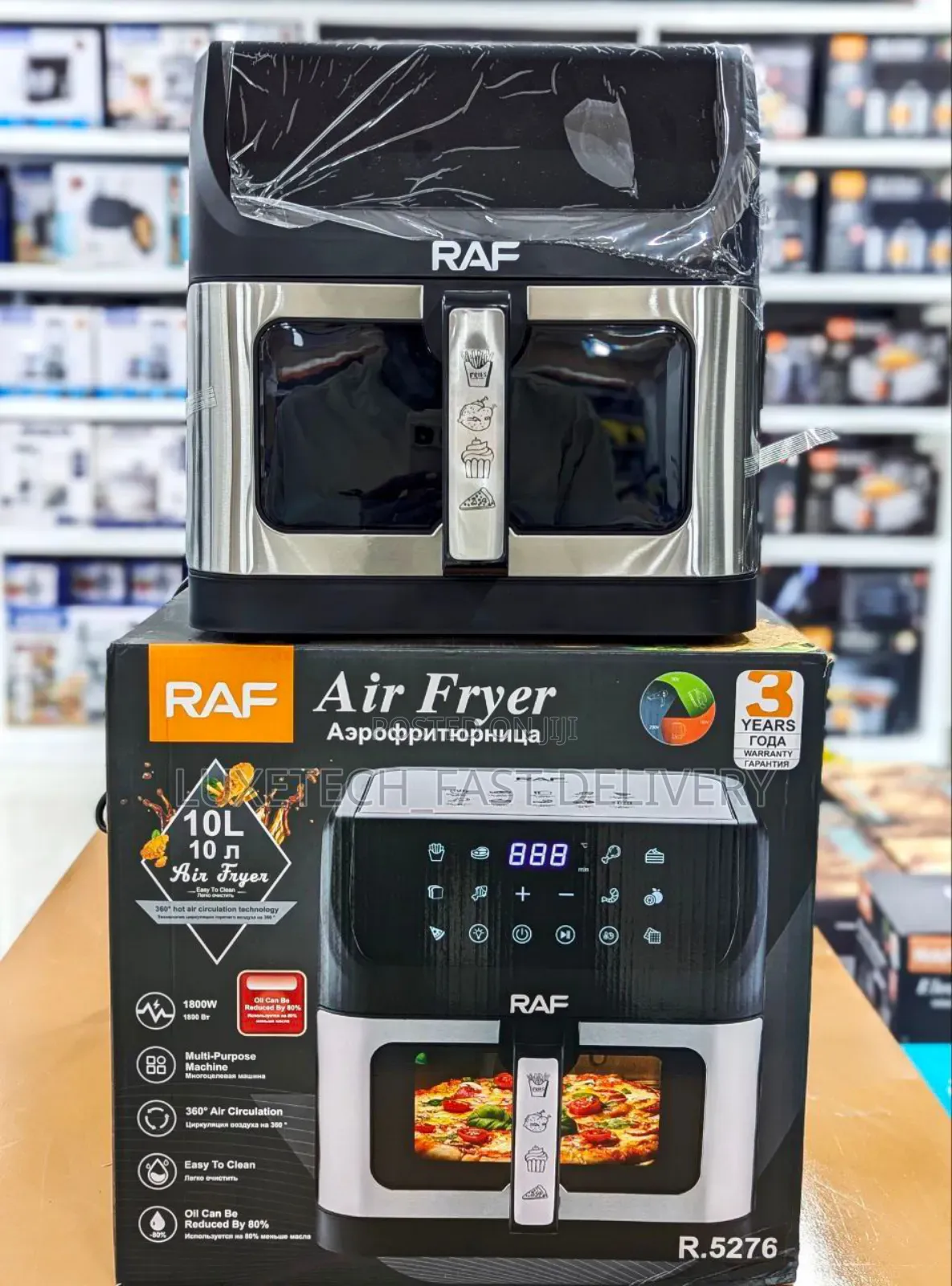 Raf R.5276 Air Fryer 10-Litres