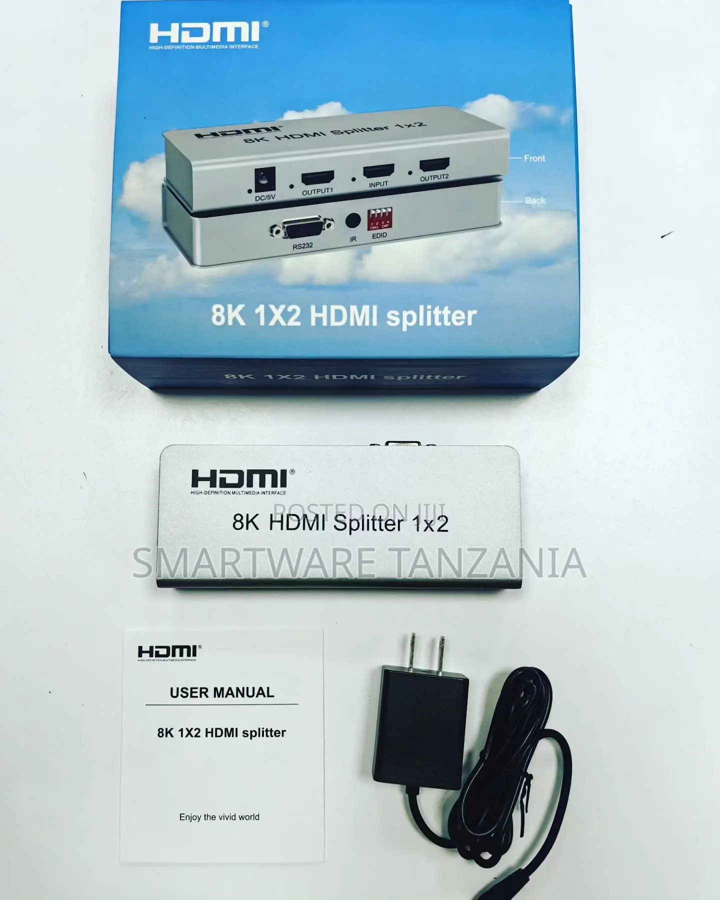 1x2 60hz Hdmi Splitter With VRR/Allm - At 60hz, 1 Hdmi in 2 Out