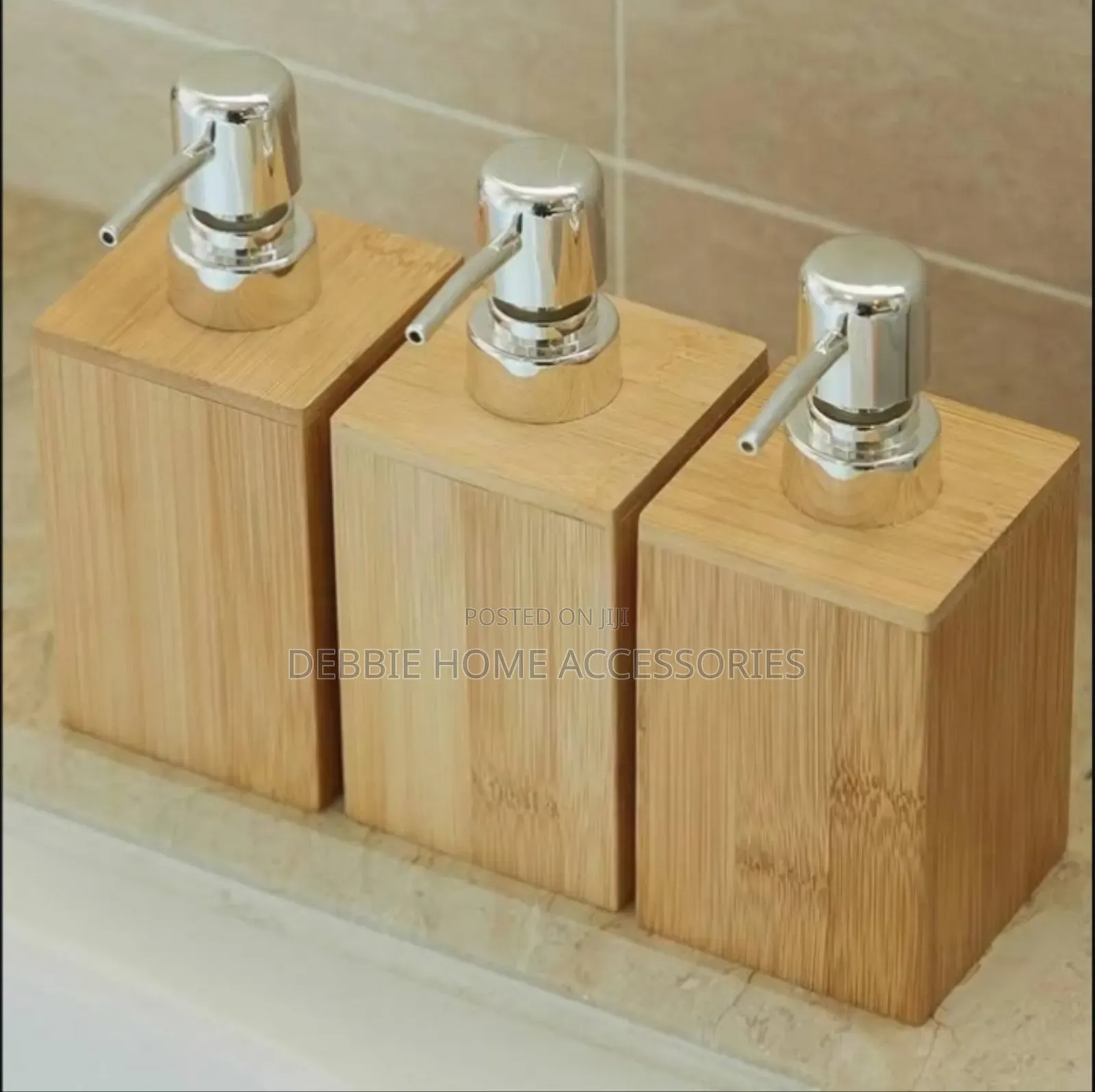 Bamboo Liquid Soap Dispenser-1pc