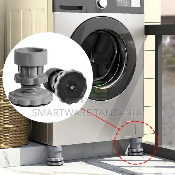 4 PCS Washing Machine Anti Vibration Pads - Noise Reducing, Anti Slip