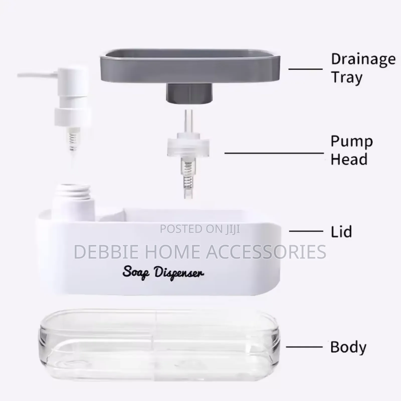 2 in 1 Dish and Hand Soap Dispenser