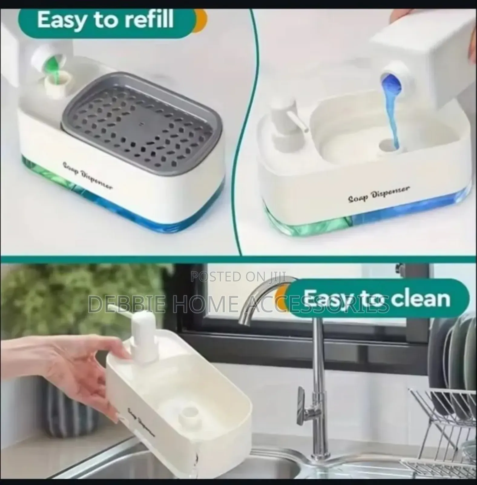 2 in 1 Dish and Hand Soap Dispenser