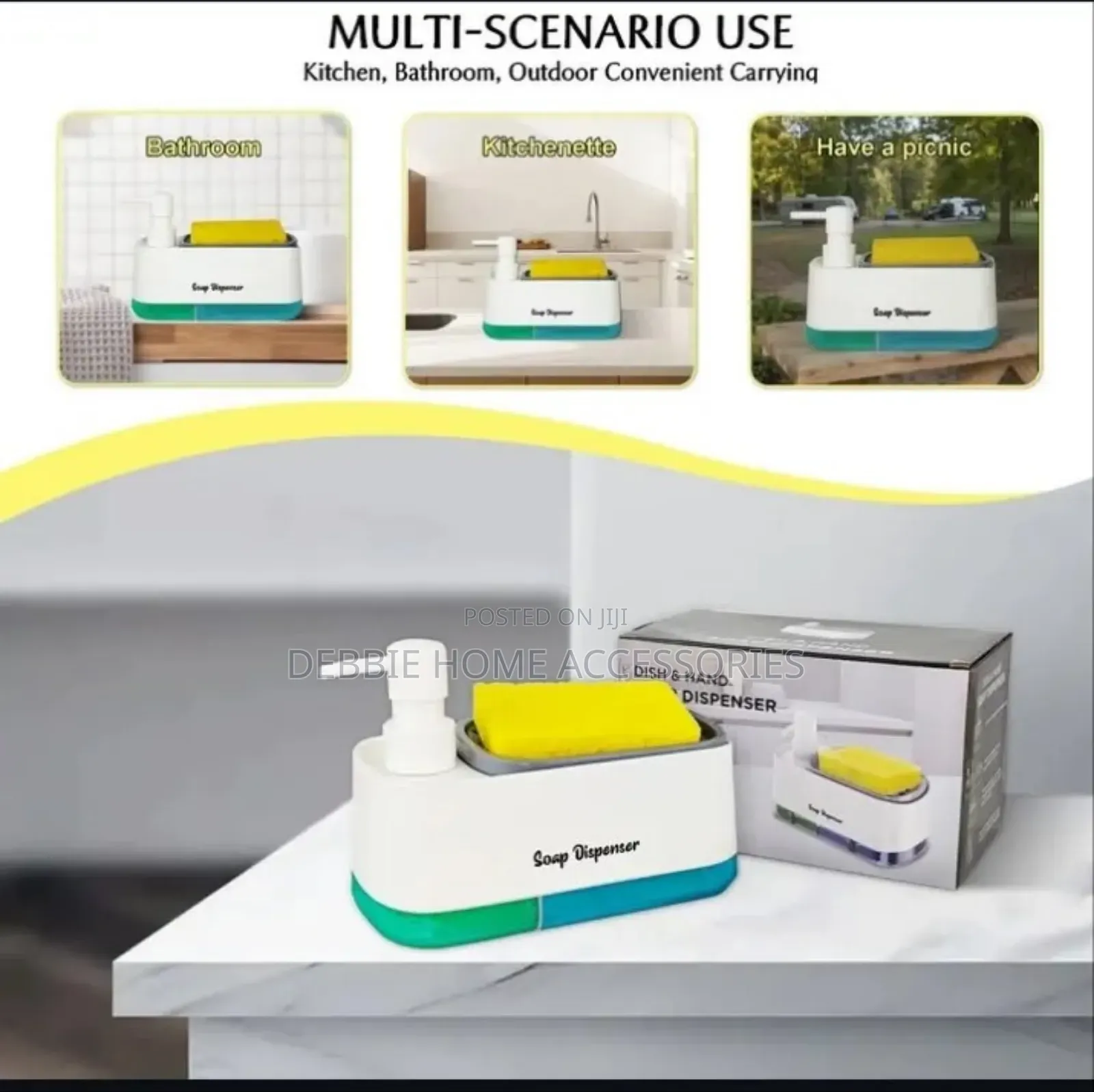 2 in 1 Dish and Hand Soap Dispenser