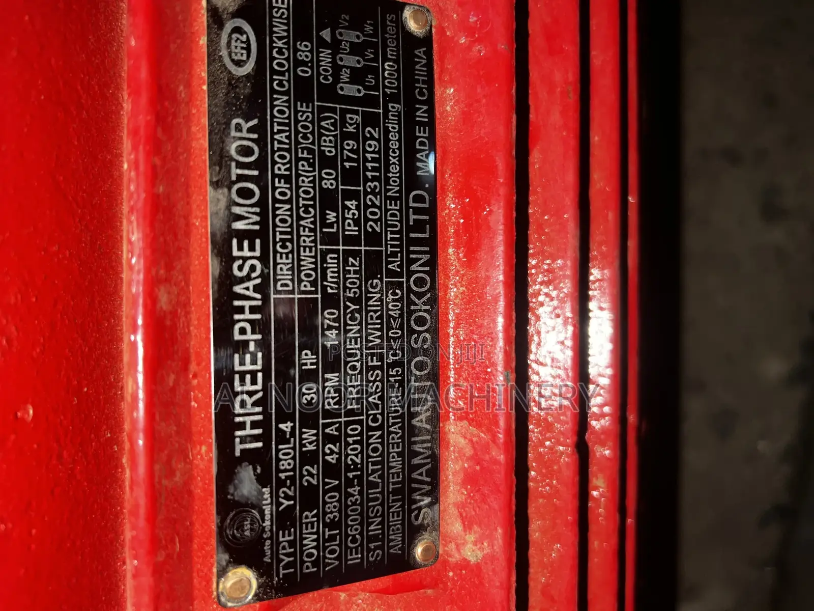 Motor 30hp Three Phase