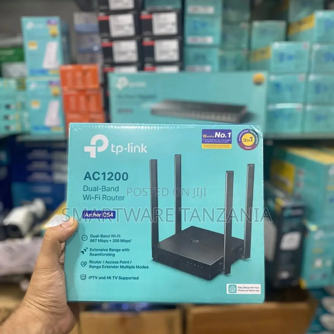 Tp-Link Archer C54 | Ac1200 Dual-Band Wifi Router 2.4 GHZ 300 MBPS