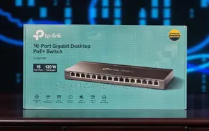 Tp-Link Tl-Sg116p 16-Port Gigabit Poe+ Ethernet Switch