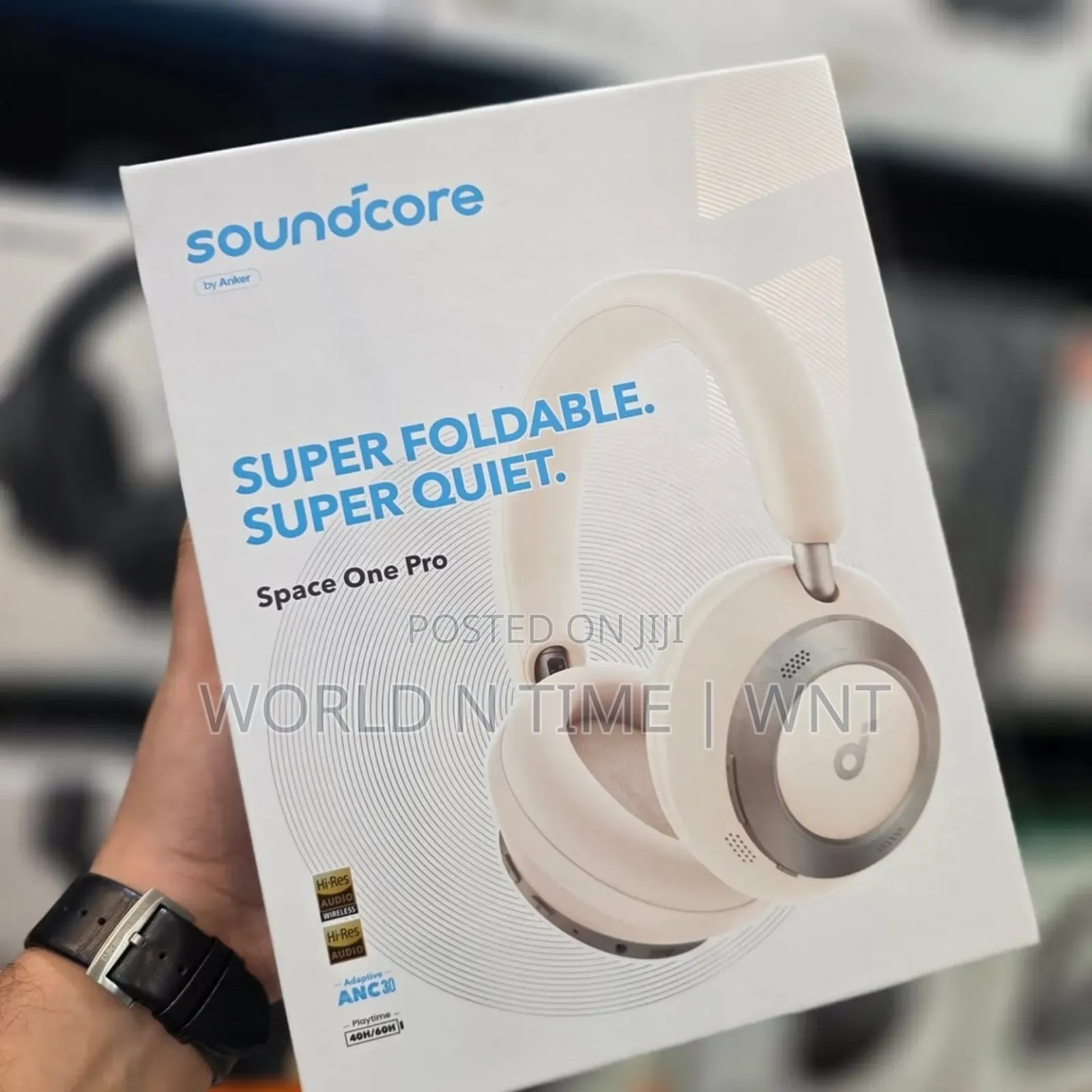 Anker Soundcore Space One Pro Noise Cancelling Wireless Bt Headphones