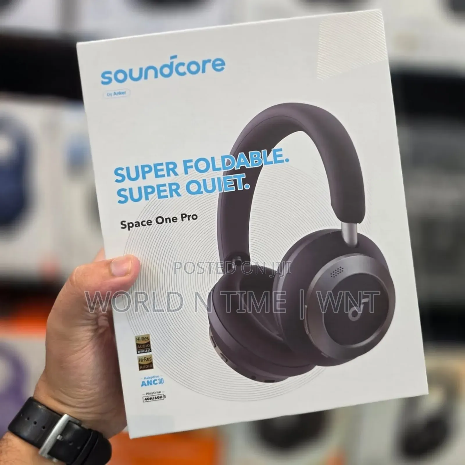 Anker Soundcore Space One Pro Noise Cancelling Wireless Bt Headphones
