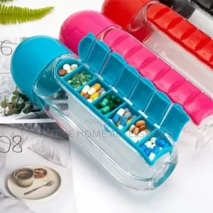 Medicine Organizer Water Bottle -600mls